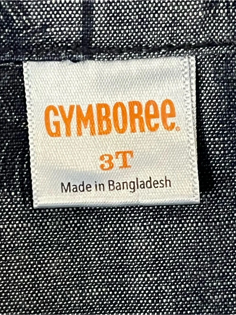 Gymboree Chambray and Navy Palm Tree Button-Down Shirt